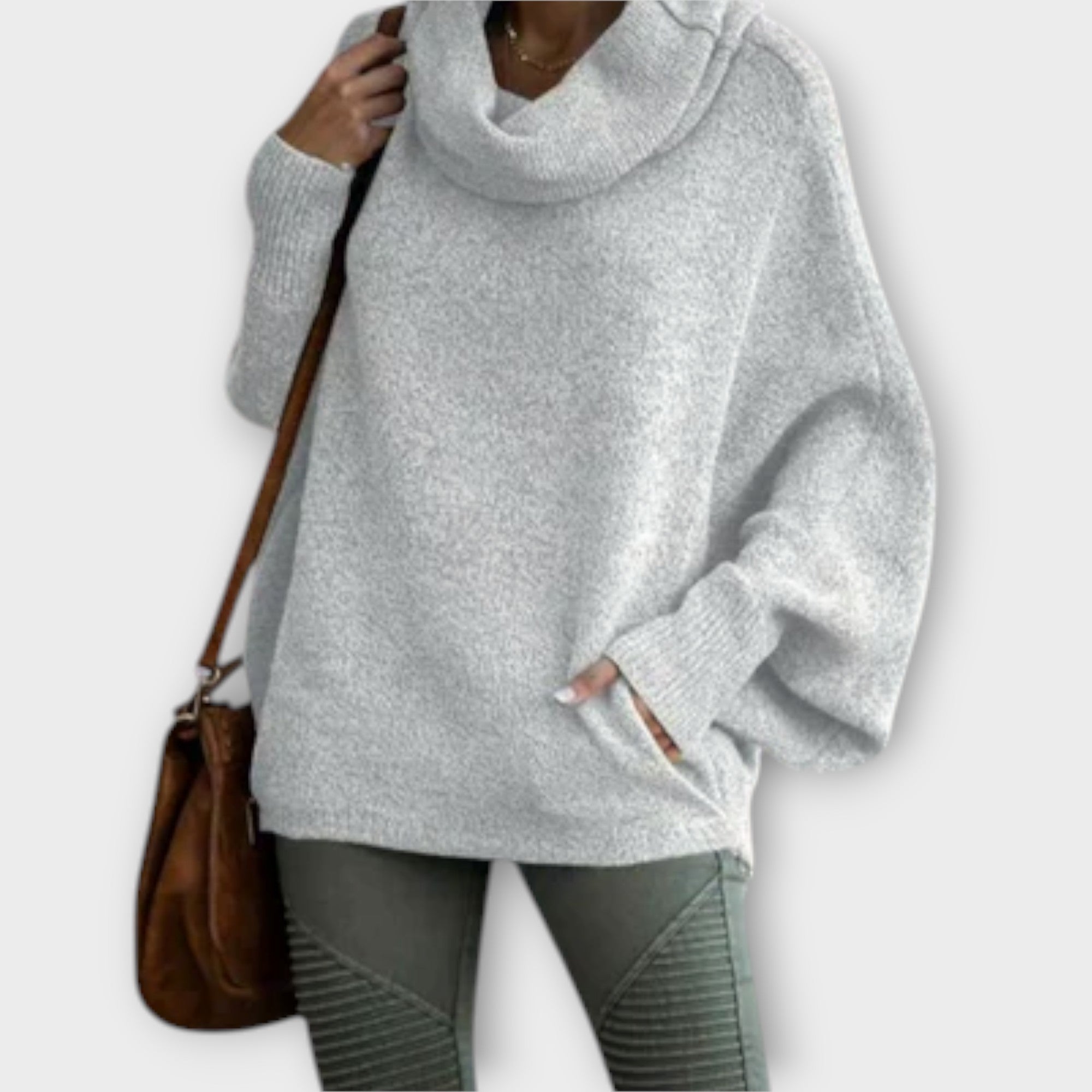 Ulrike - Suéter Elegante Feminino em Design Tartaruga