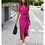 Sabrina™ | Vestido elegante com decote em V modelador
