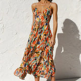 GABRIELLA | Vestido de Verão Impresso com Conforto Fresco e Estilo Solar