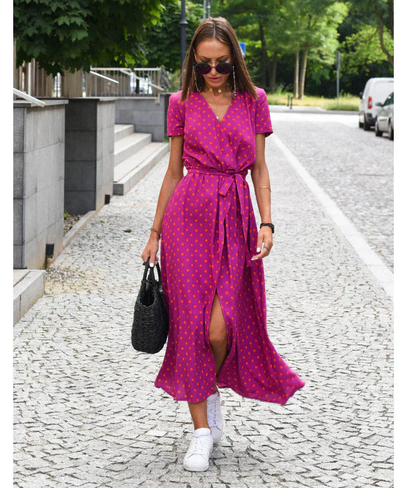 Sabrina™ | Vestido elegante com decote em V modelador