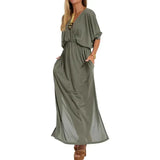 ISABELLA | Vestido longo fluido com estilo único para qualquer ocasião