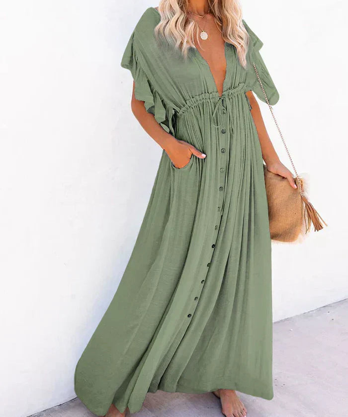 ANNALISA | Vestido Elegante e Confortável para Dias Solarengos