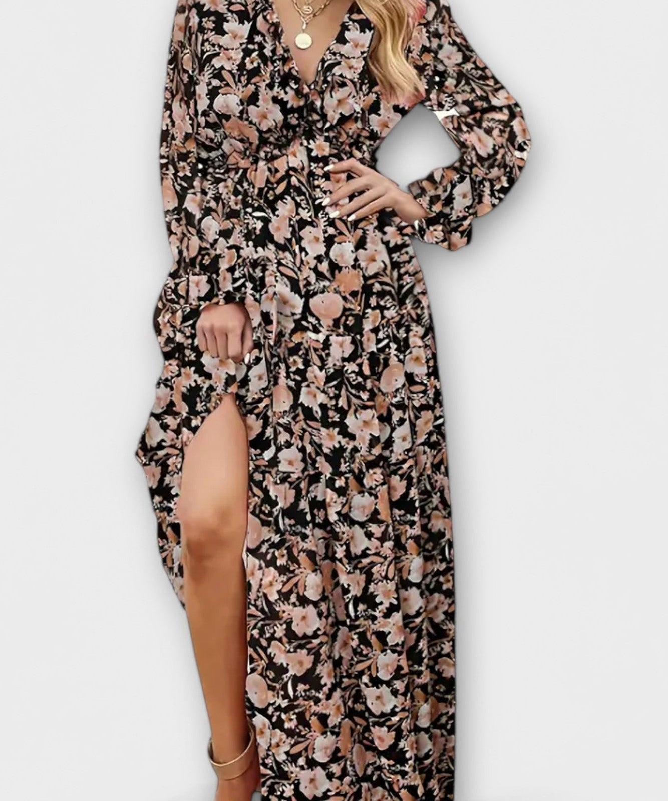 Sónia | Maxi Vestido Floral de Verão