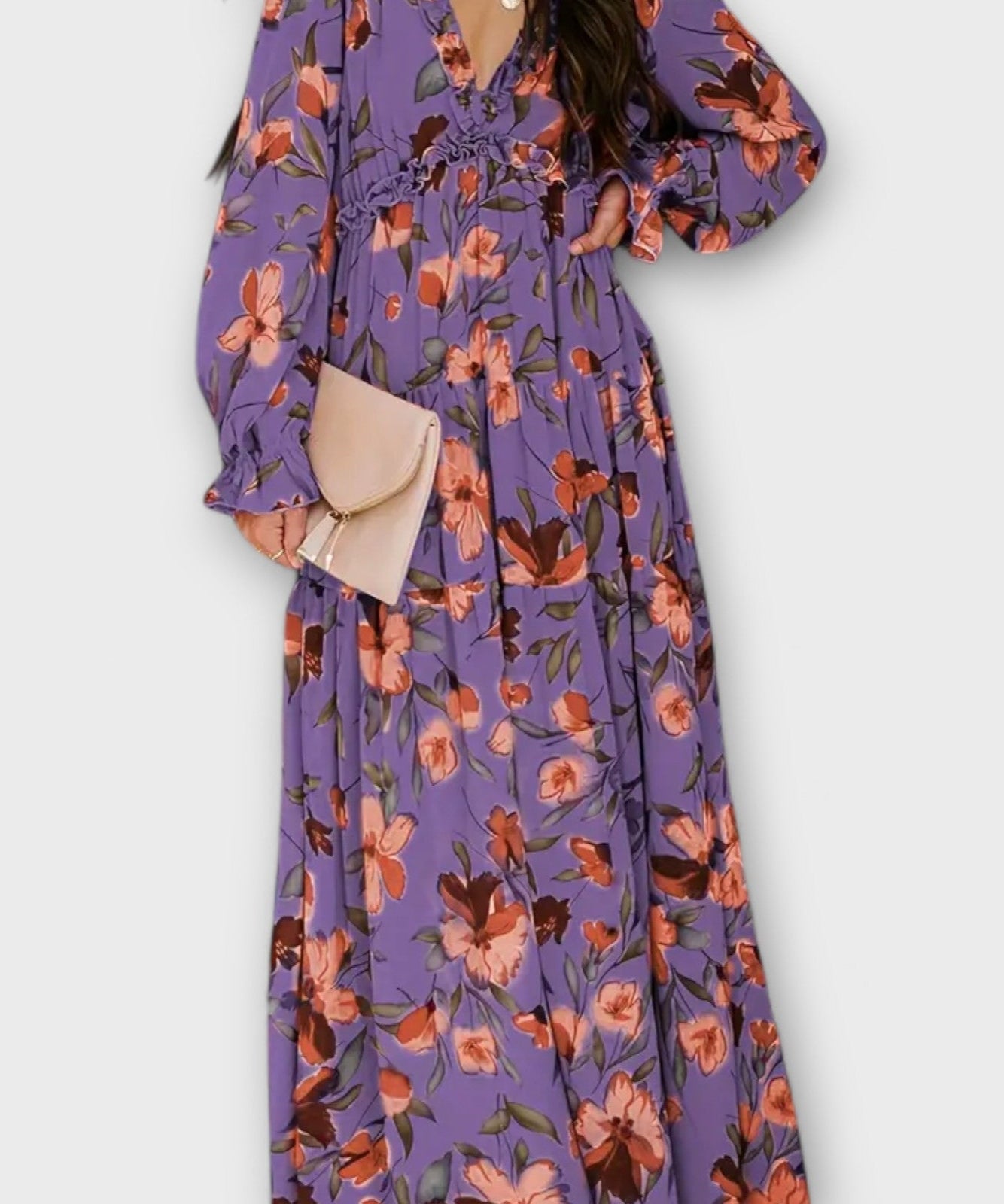 Sónia | Maxi Vestido Floral de Verão