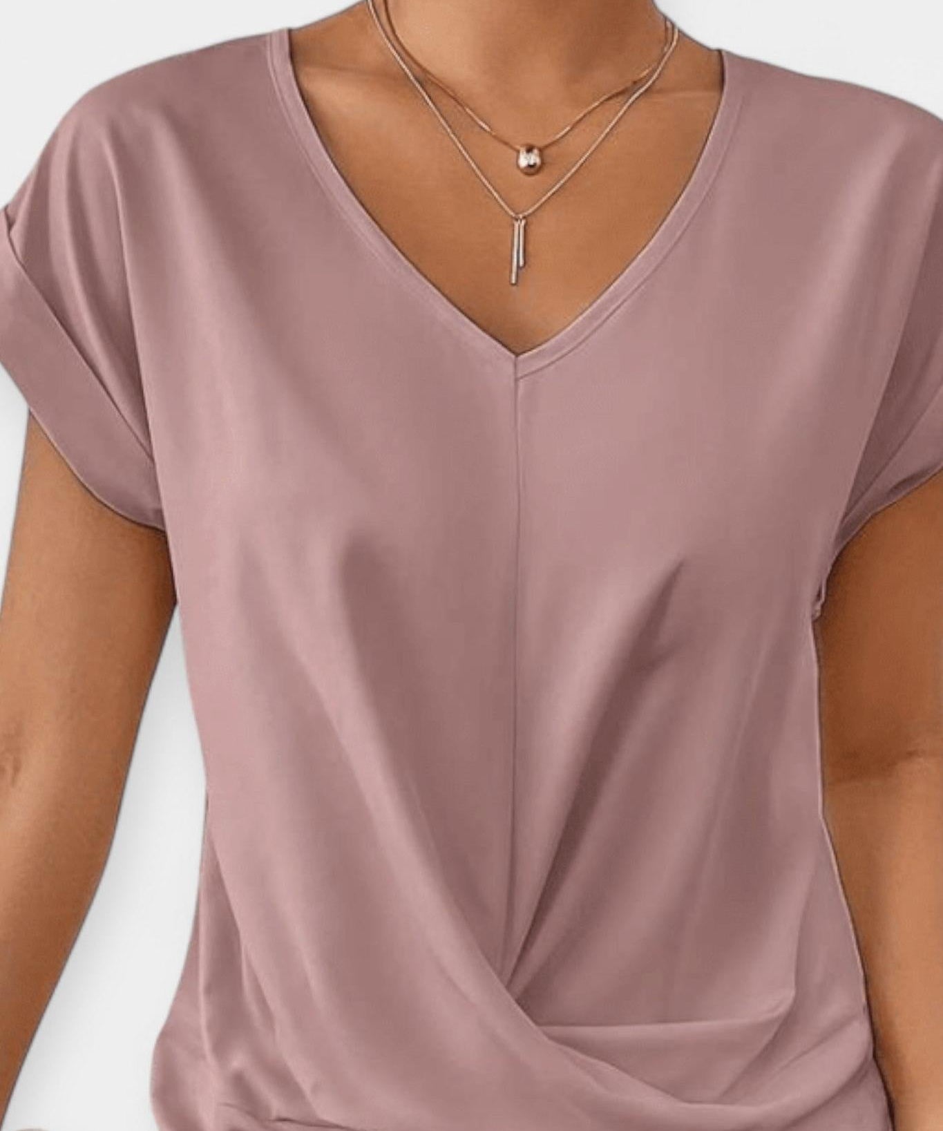 Stine | Blusa de gola em V