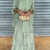 Lara – Vestido longo fluido elegante