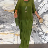 Lara – Vestido longo fluido elegante