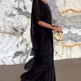 Lara – Vestido longo fluido elegante