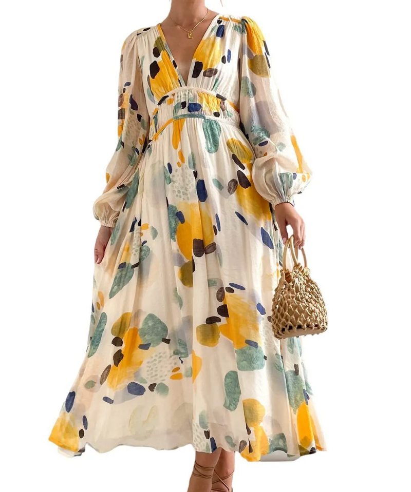 Celine | Vestido Feminino com Padrão Floral