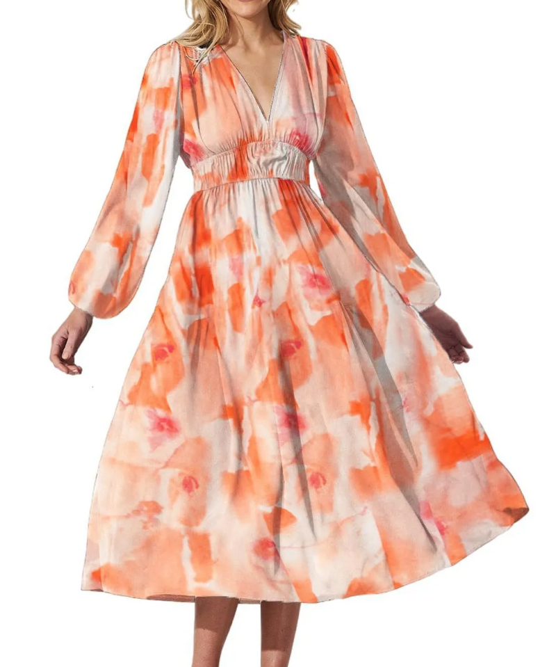 Celine | Vestido Feminino com Padrão Floral