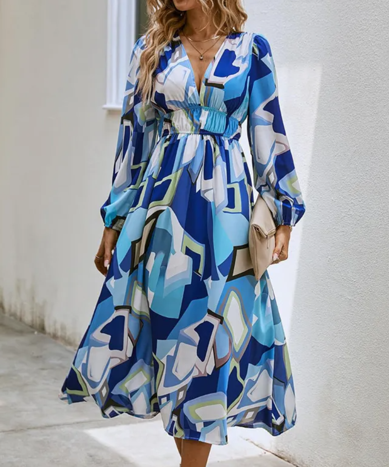Celine | Vestido Feminino com Padrão Floral