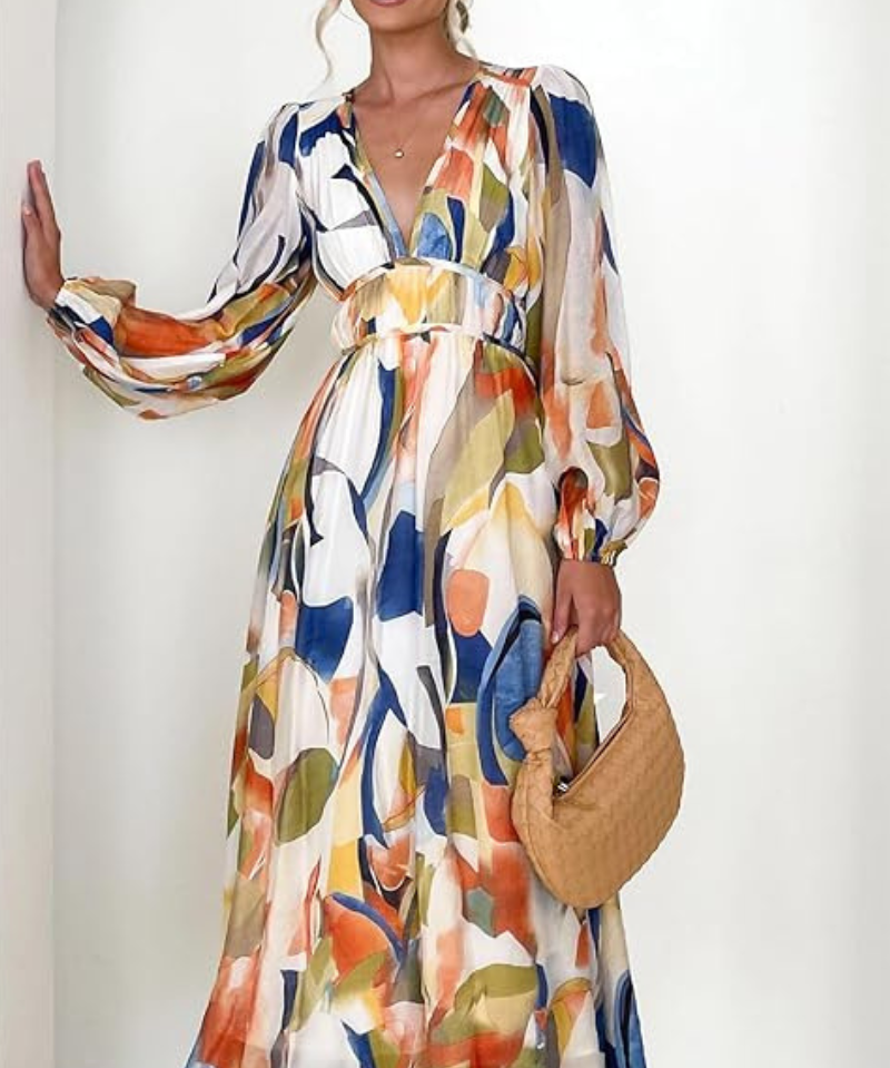 Celine | Vestido Feminino com Padrão Floral