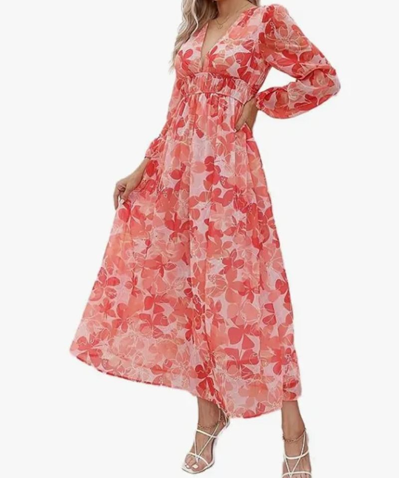 Celine | Vestido Feminino com Padrão Floral