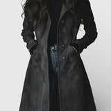 Teresa™ | Trenchcoat de Camurça em Estilo Vintage
