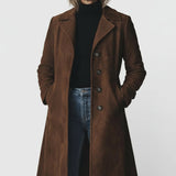 Teresa™ | Trenchcoat de Camurça em Estilo Vintage