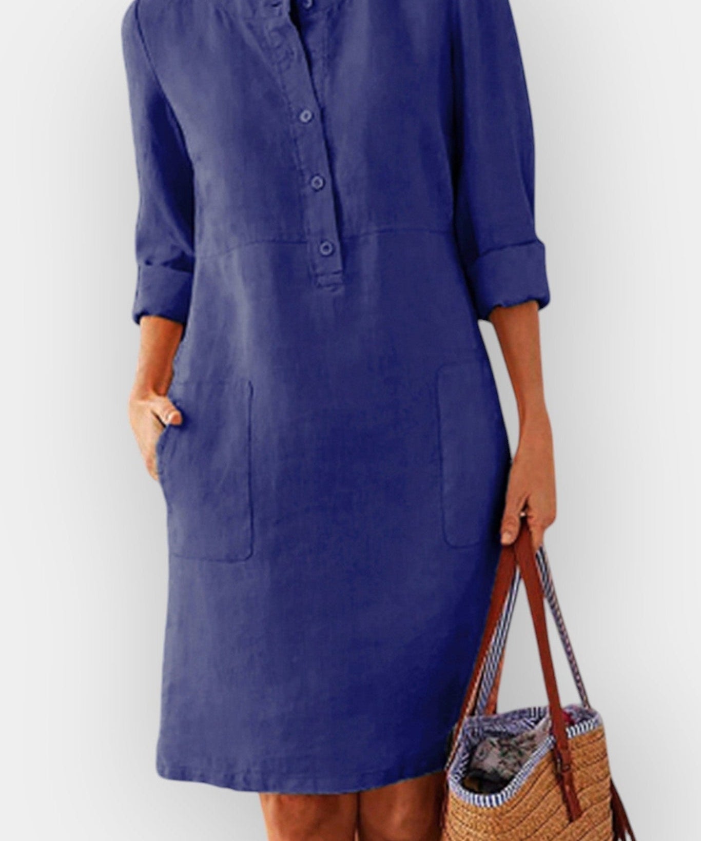 Teresa | Vestido Estampado Gráfico Verão