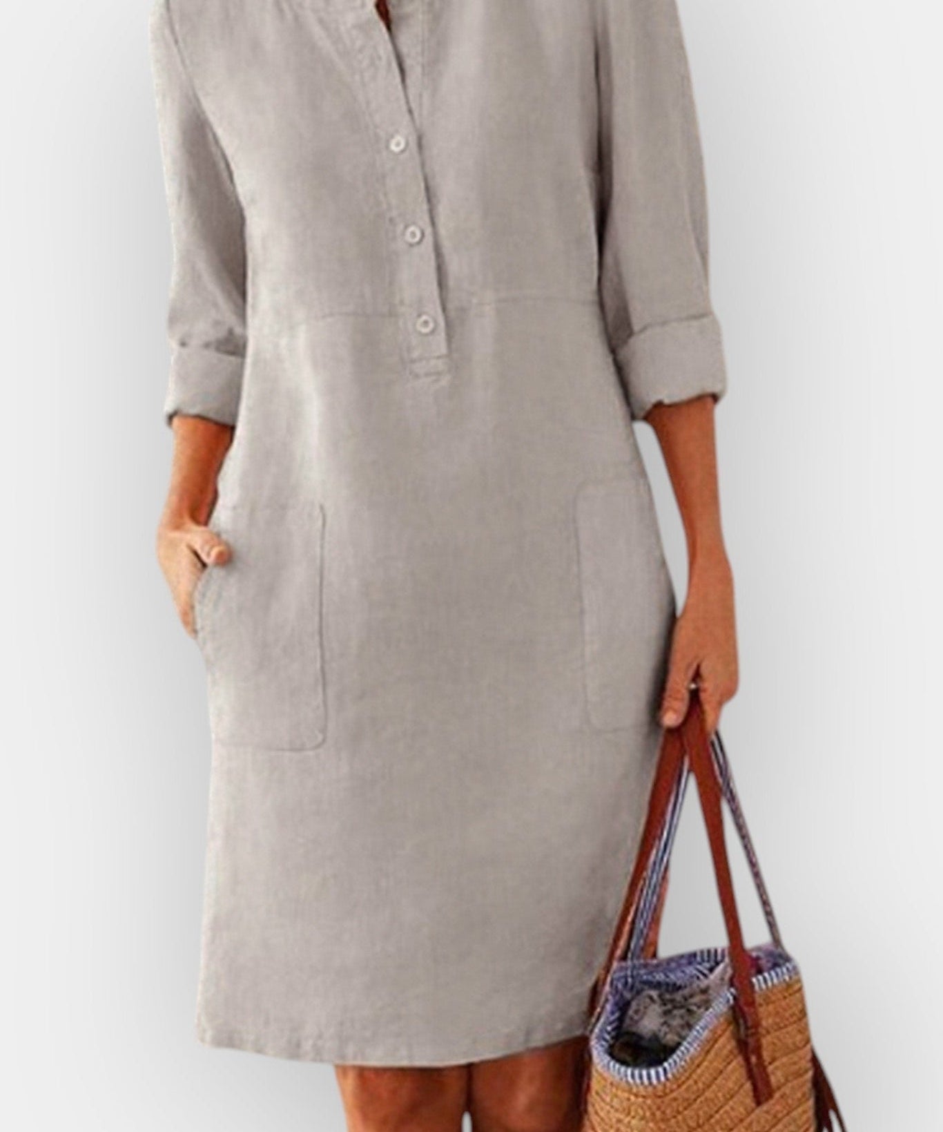 Teresa | Vestido Estampado Gráfico Verão