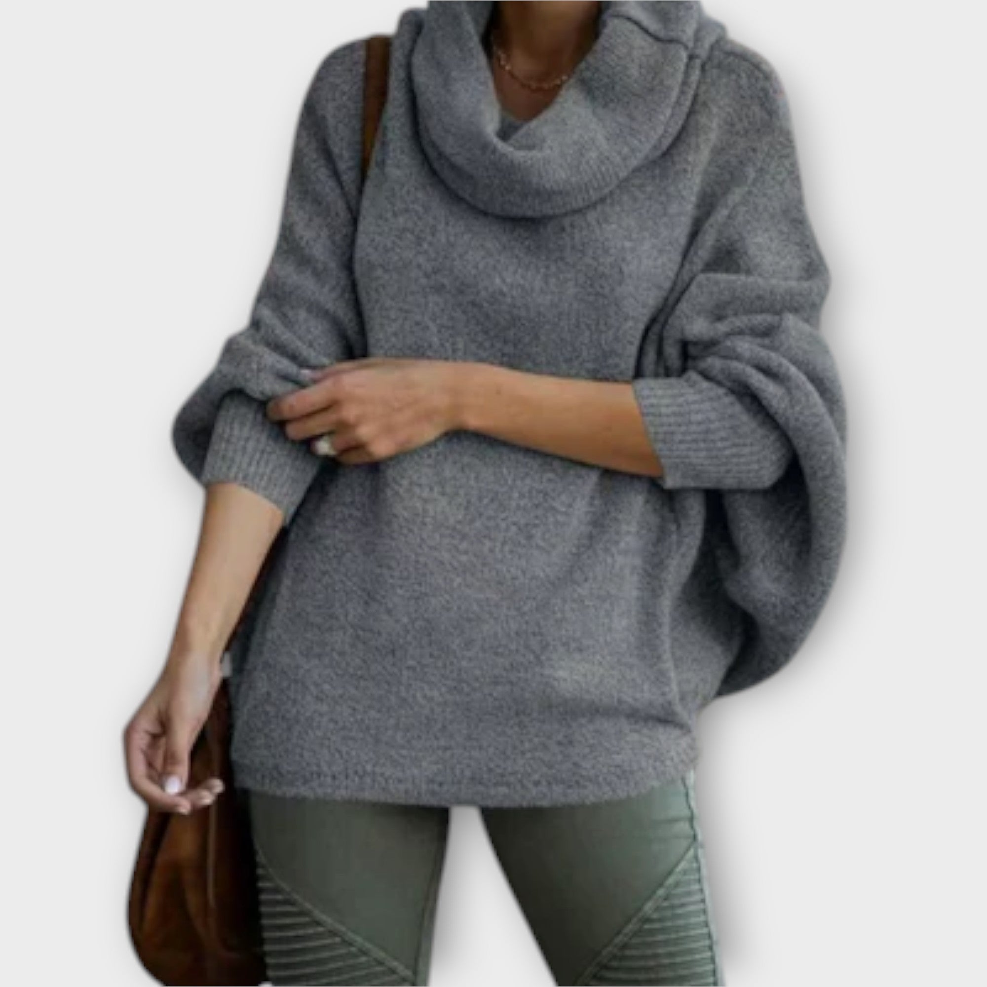 Ulrike - Suéter Elegante Feminino em Design Tartaruga