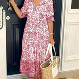 Ella™ | Vestido de Verão com Estampado Floral