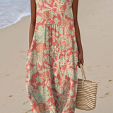 Beatriz - Vestido Midi Floral Botânico