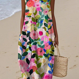 Ana - Vestido Midi Floral de Verão