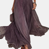 Flavia - Vestido Roxo Renda Chiffon