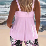 Diana | Conjunto Tankini Canelado Favorecedor