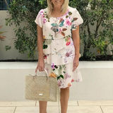 Ellie™ | Vestido em camadas com estampa floral
