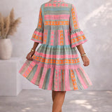 NOVA | Vestido Midi Vibrante com Conforto Arejado para o Fim de Semana