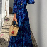 Yara™ | Vestido Maxi de Flores Românticas