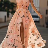 Julie - Vestido Renda Florido Verde-Claro