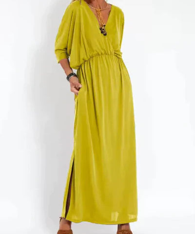 ISABELLA | Vestido longo fluido com estilo único para qualquer ocasião