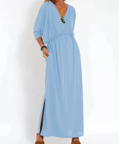 ISABELLA | Vestido longo fluido com estilo único para qualquer ocasião