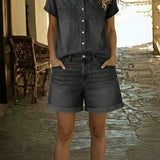 Stephanie™ | Vestido casual em ganga