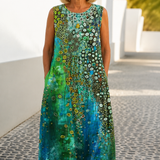 Eduarda | Vestido Midi Tropical