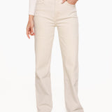 Jeans Beje - Corte Largo