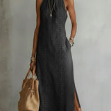 Julia™ | Vestido de denim com rendas retro