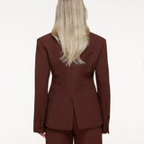 Blazer Premium Castanho - Detalhe