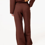 Pantalon Premium Largura Castanho