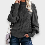 Tinsley | Sweater de Malha Casual de Manga Longa