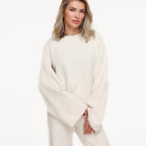 Conjunto de Creme Gebreide