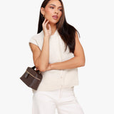 Colete Sem Mangas Creme - Gilet