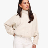 Creme PU Leren Oversized - Casaco