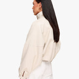 Creme PU Leren Oversized - Casaco
