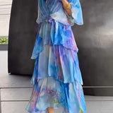 Cassia – Vestido elegante em chiffon