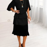 Sophie | Vestido elegante e fluido com volantes