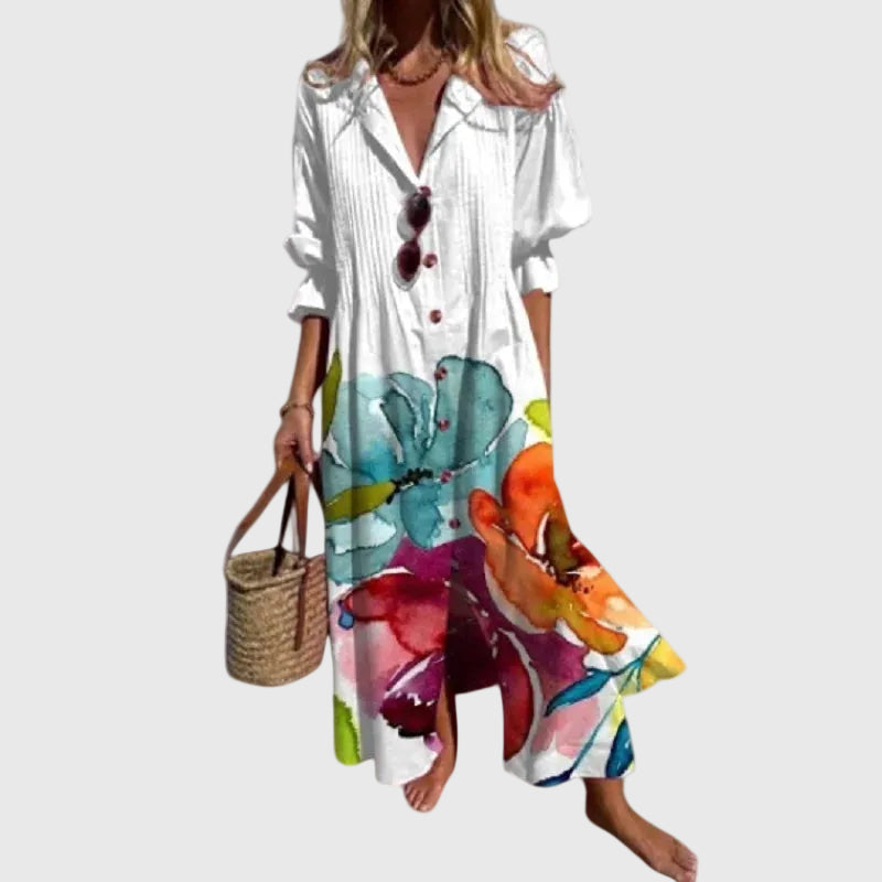 Zariah | Robe Maxi Boémienne Elegante