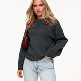 Sweater Básica em Cinza Escuro