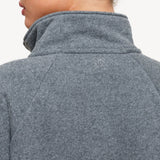 Cropped Rits Jogging - Colete Cinza Escuro