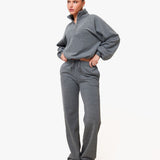 Cropped Rits Jogging - Colete Cinza Escuro